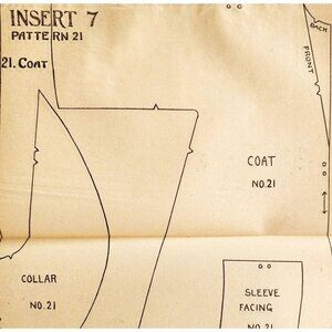 1913 Mary Frances Sewing Pattern Doll Coat Jane Boyer Art Complete Crafts DWSS11